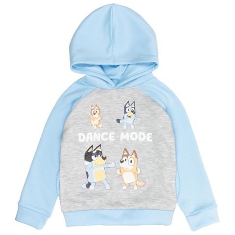 Худи Bluey Mom Dad Bingo Fleece для мальчиков, цвет: Светлый синий меланжевый