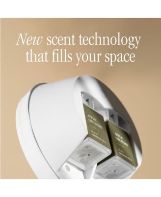 Smart Fragrance Diffuser 4 - Aromatherapy Diffuser for Bedrooms & Living Rooms - Diffusers for Home that Holds Two Scents - Fragrance Diffuser for Home Scent - Room Scent Diffuser with Nightlight
