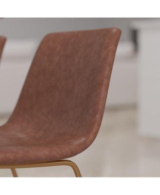 Carrollton 18 Inch Bucket Seat Dining Chairs, Set Of 2