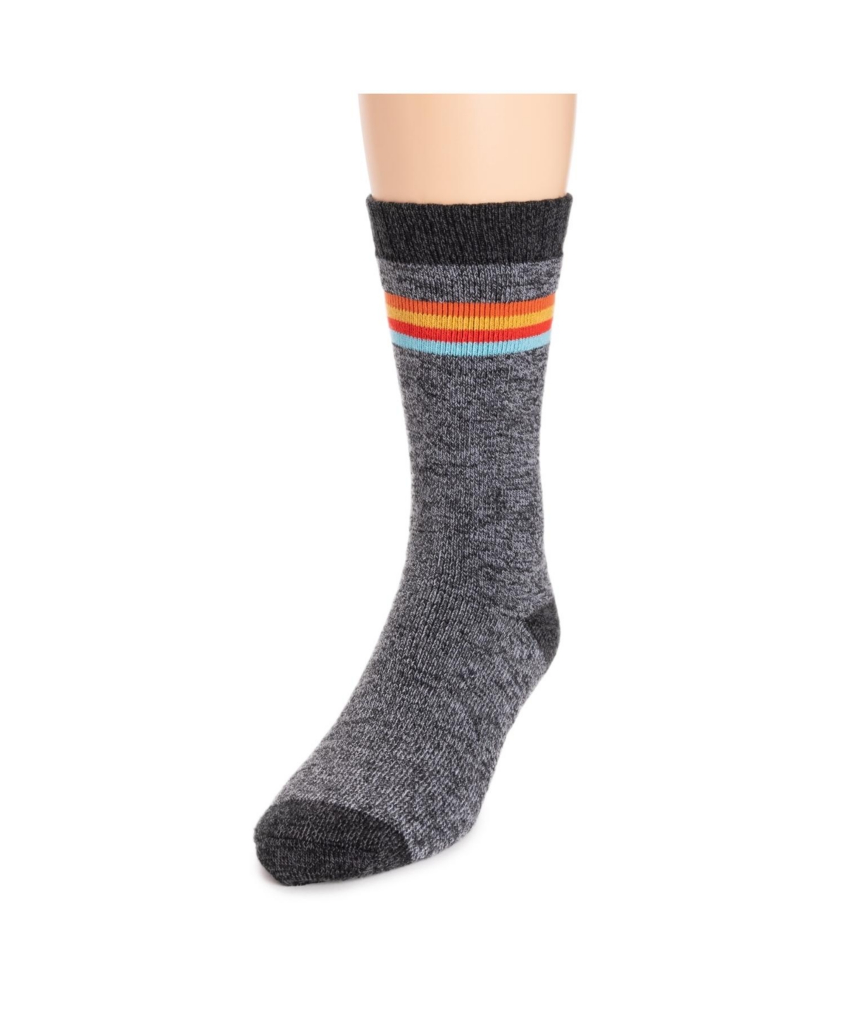 Men's Repreve Sock, Black Stripe, One Size - Black stripe