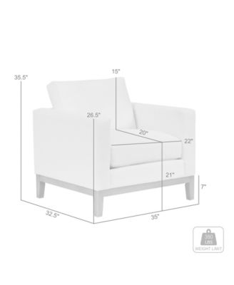 Donna 35" Upholstered Accent Chair