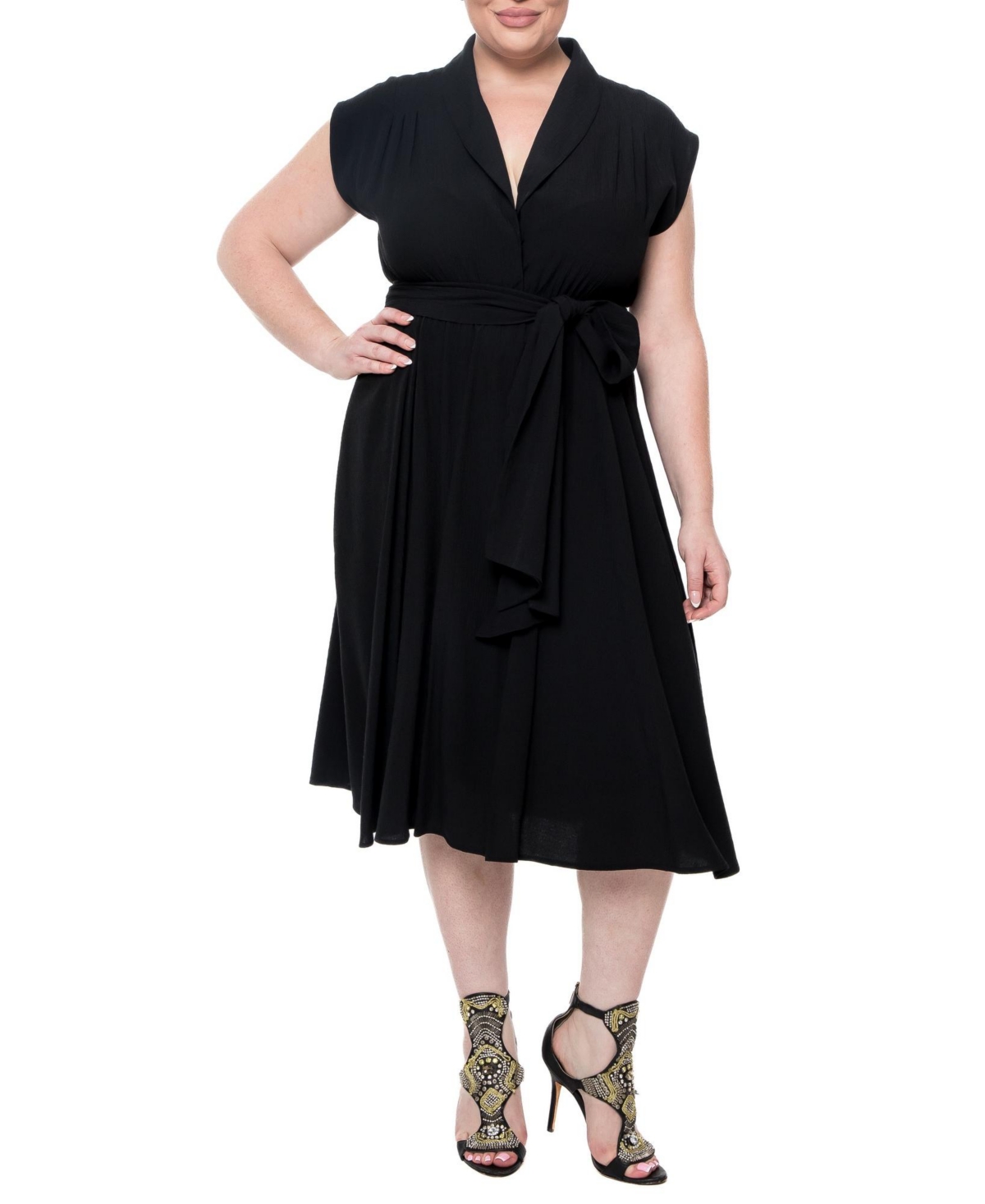 Women's Honeysuckle Midi Dress - Black