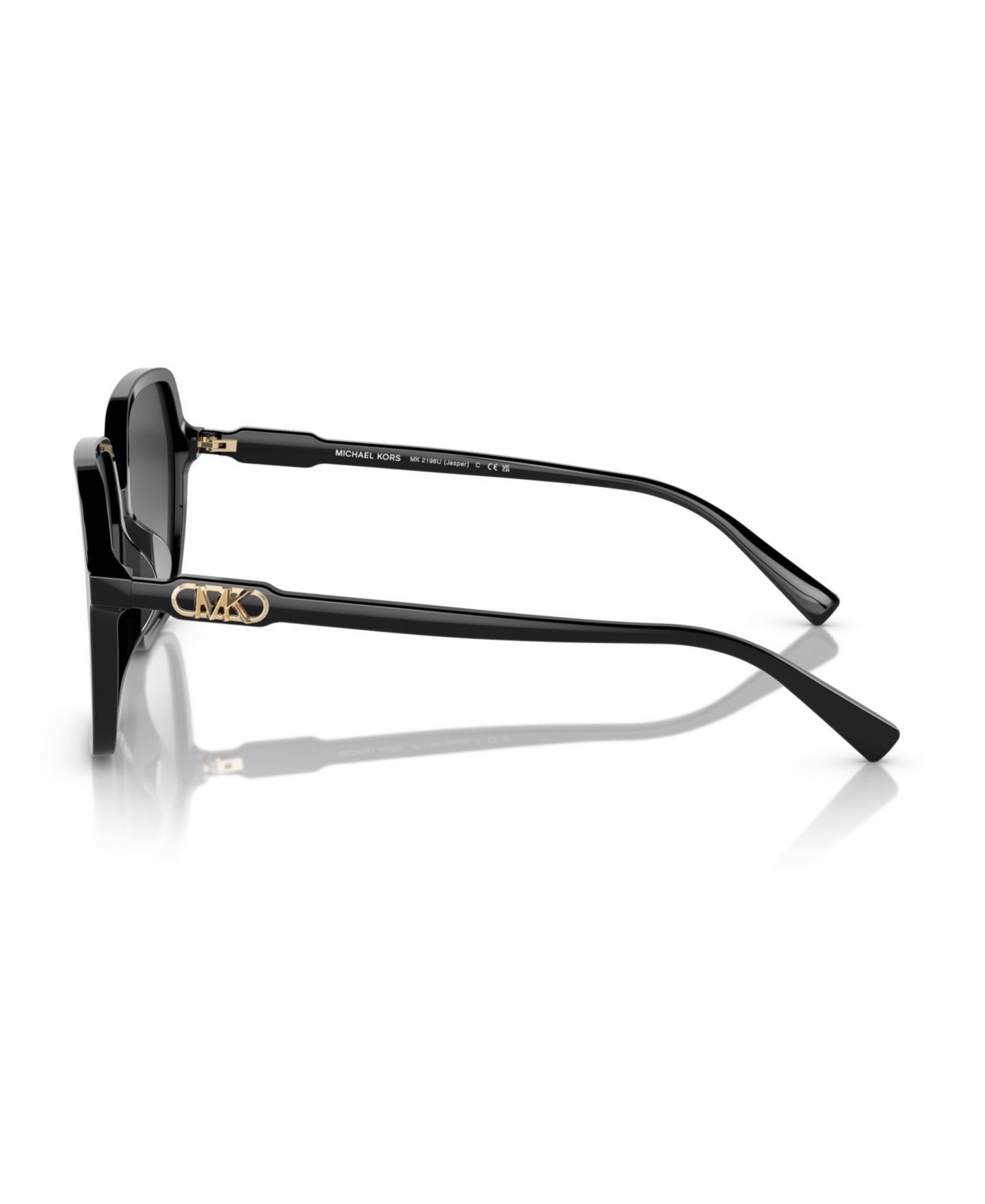 Женские солнцезащитные очки Michael Kors Sunglasses, MK2196, цвет: Чёрный — фото 3