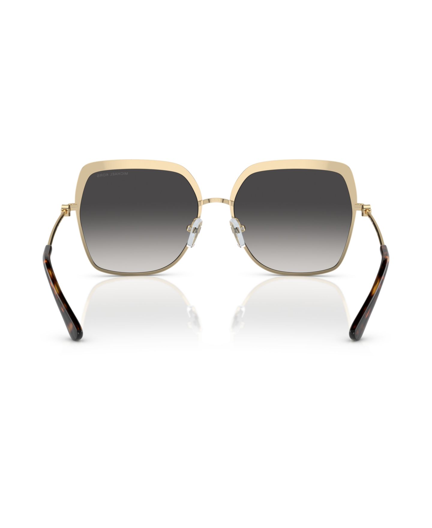 Женские солнцезащитные очки Michael Kors Greenpoint Sunglasses, Mirror MK1141, цвет: Светлый золотой — фото 4