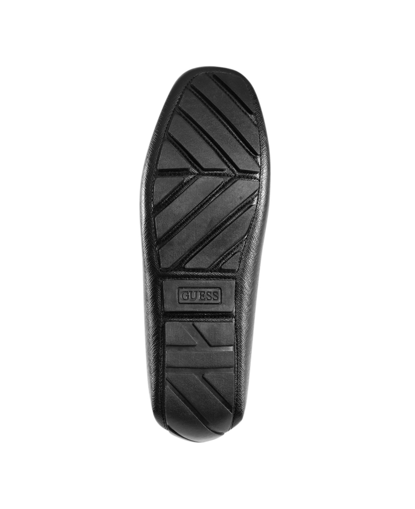 Мужские туфли GUESS Alai Moc Toe Slip On Driving, цвет: Чёрный — фото 5