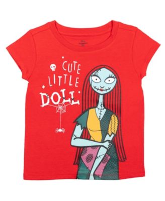 Toddler Girls Disney Jack Skellington Sally 3 Pack T-Shirt