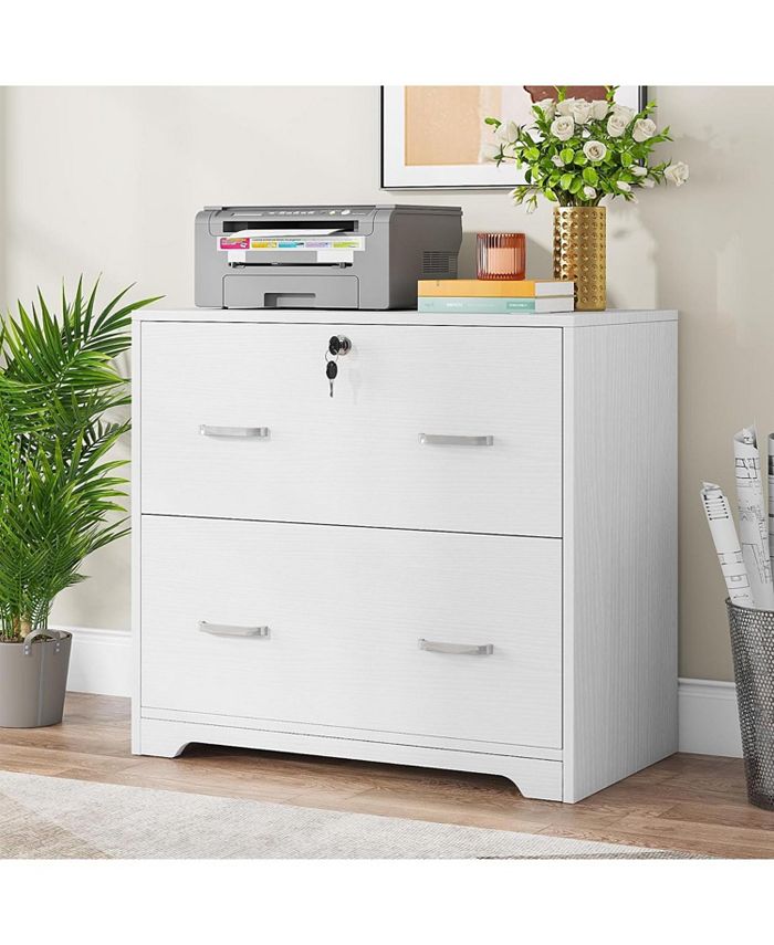 Tribesigns Tribe signs 2Drawer Lateral File Large White