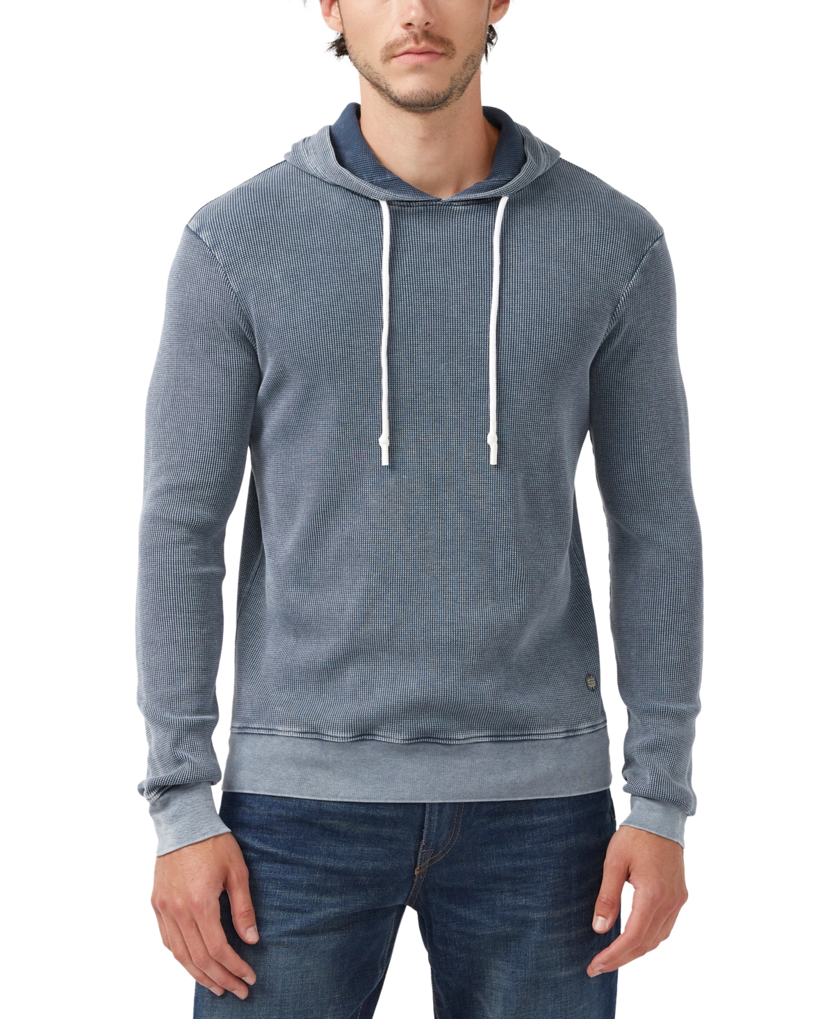 Men's Relaxed-Fit Kisamo Mood Textured Hoodie - Mirage