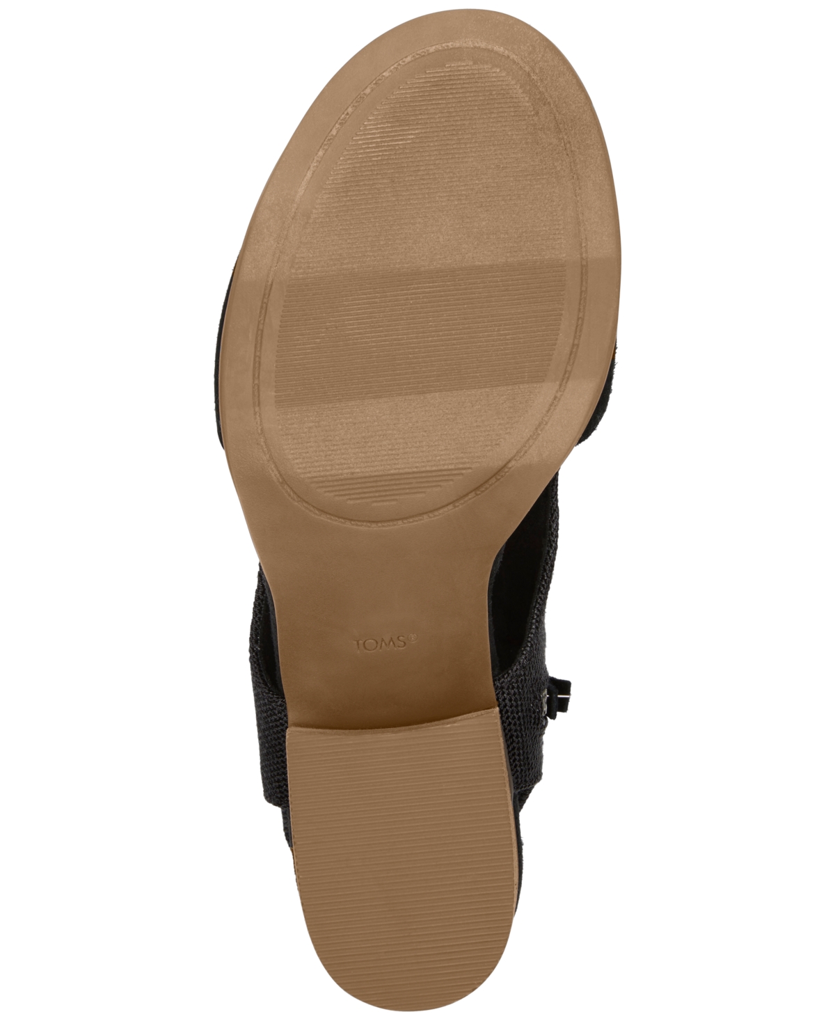 Toms Women's Eliana Peep-Toe Cutout Block-Heel Sandals