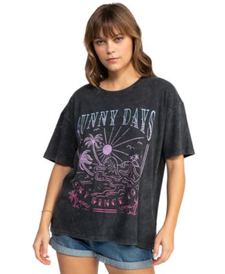 Roxy - Juniors' Sunny Days Graphic Print Cotton T-Shirt