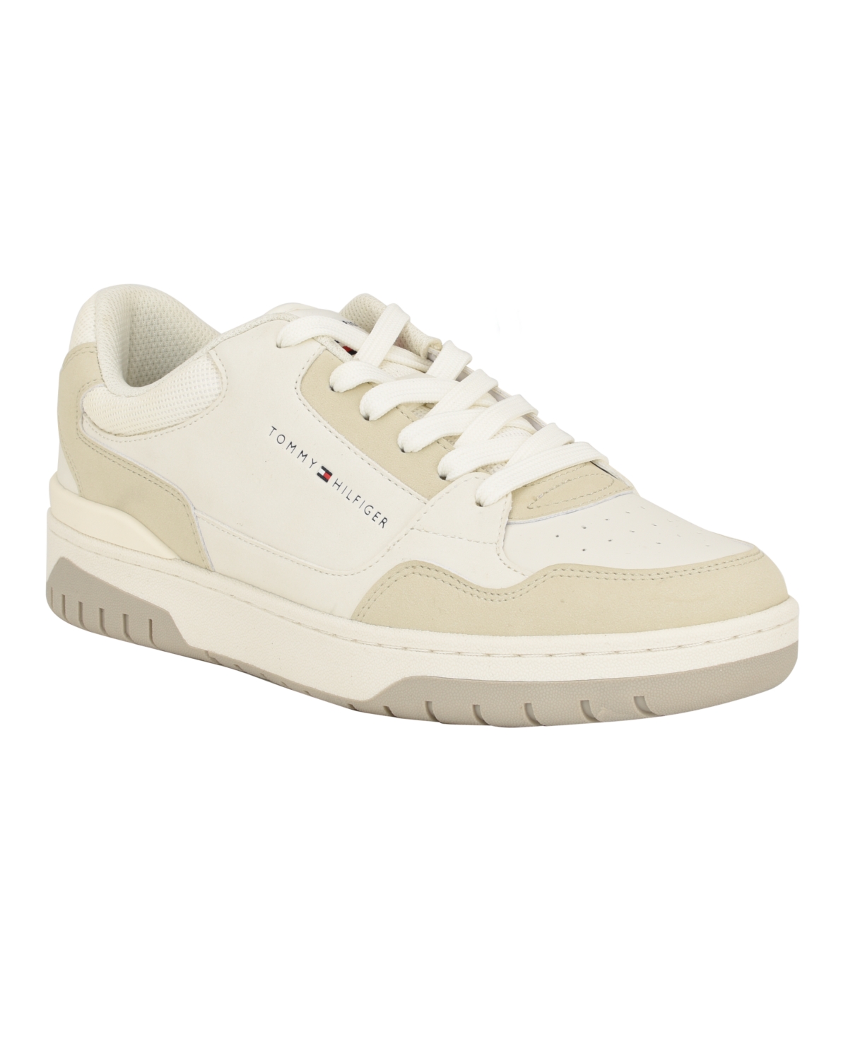 Tommy Hilfiger Men's Novian Lace Up Fashion Sneakers - Cream Multi