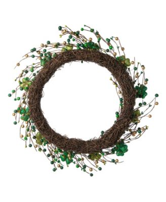 20" D St. Patrick's Shamrock Berry Wreath