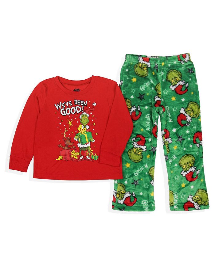 Dr. Seuss The Grinch We've Been Good Unisex Toddler 2 Piece Lounge ...