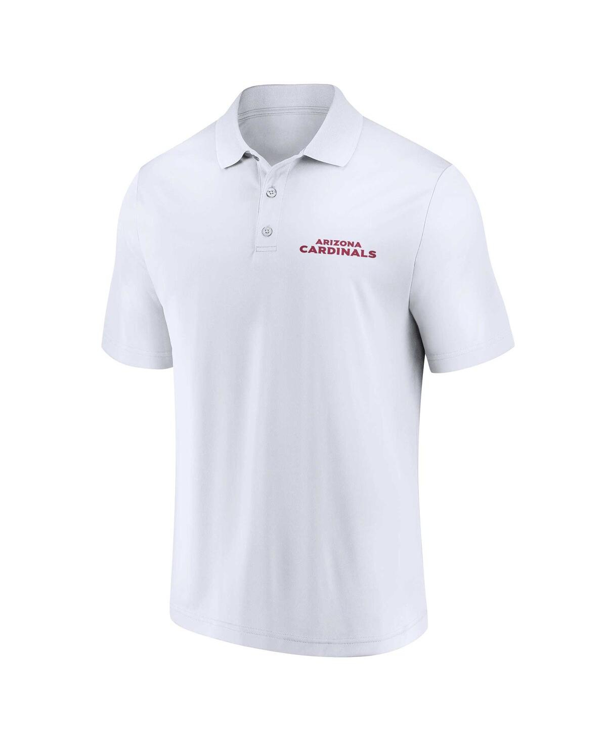 Men's Fanatics Cardinal Arizona Cardinals Lockup Two-Pack Polo Shirt Set - Cardinal