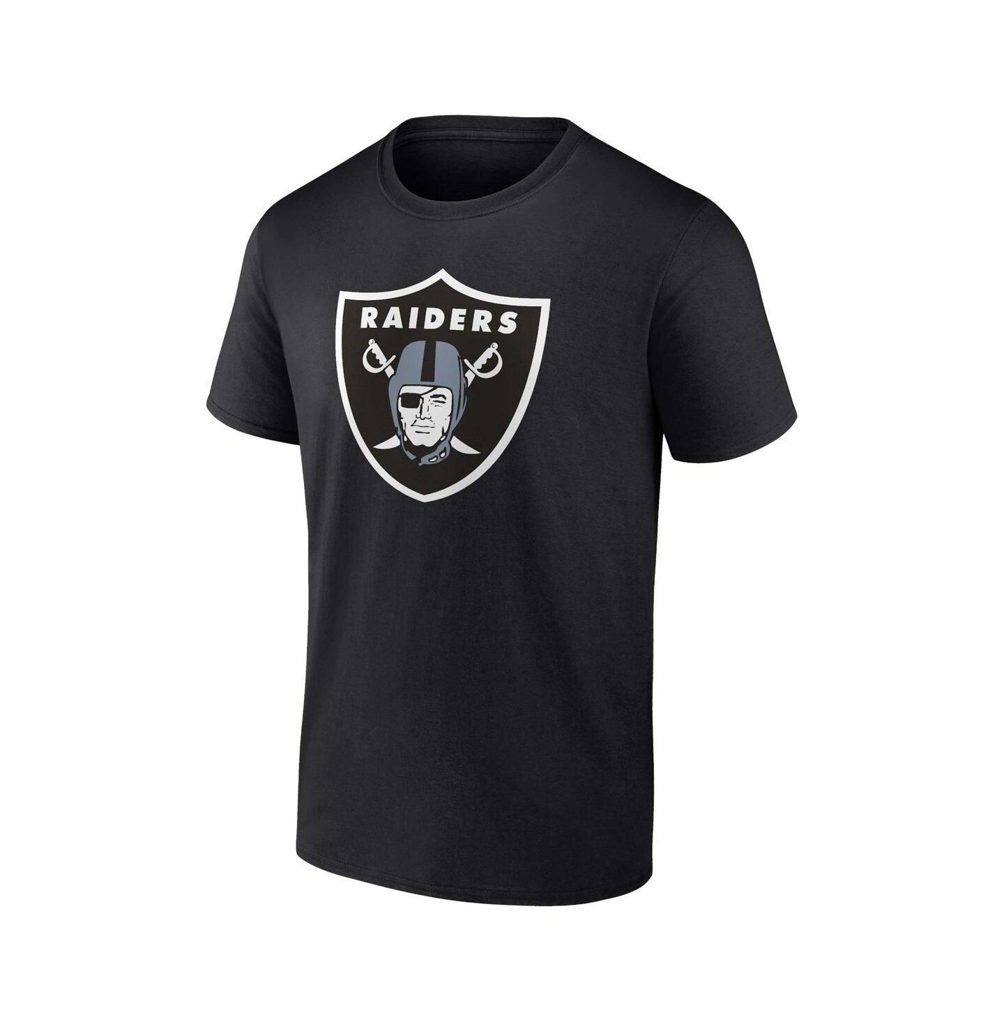 Мужская футболка Fanatics Maxx Crosby Black Las Vegas Raiders Player Icon Name and Number — фото 2