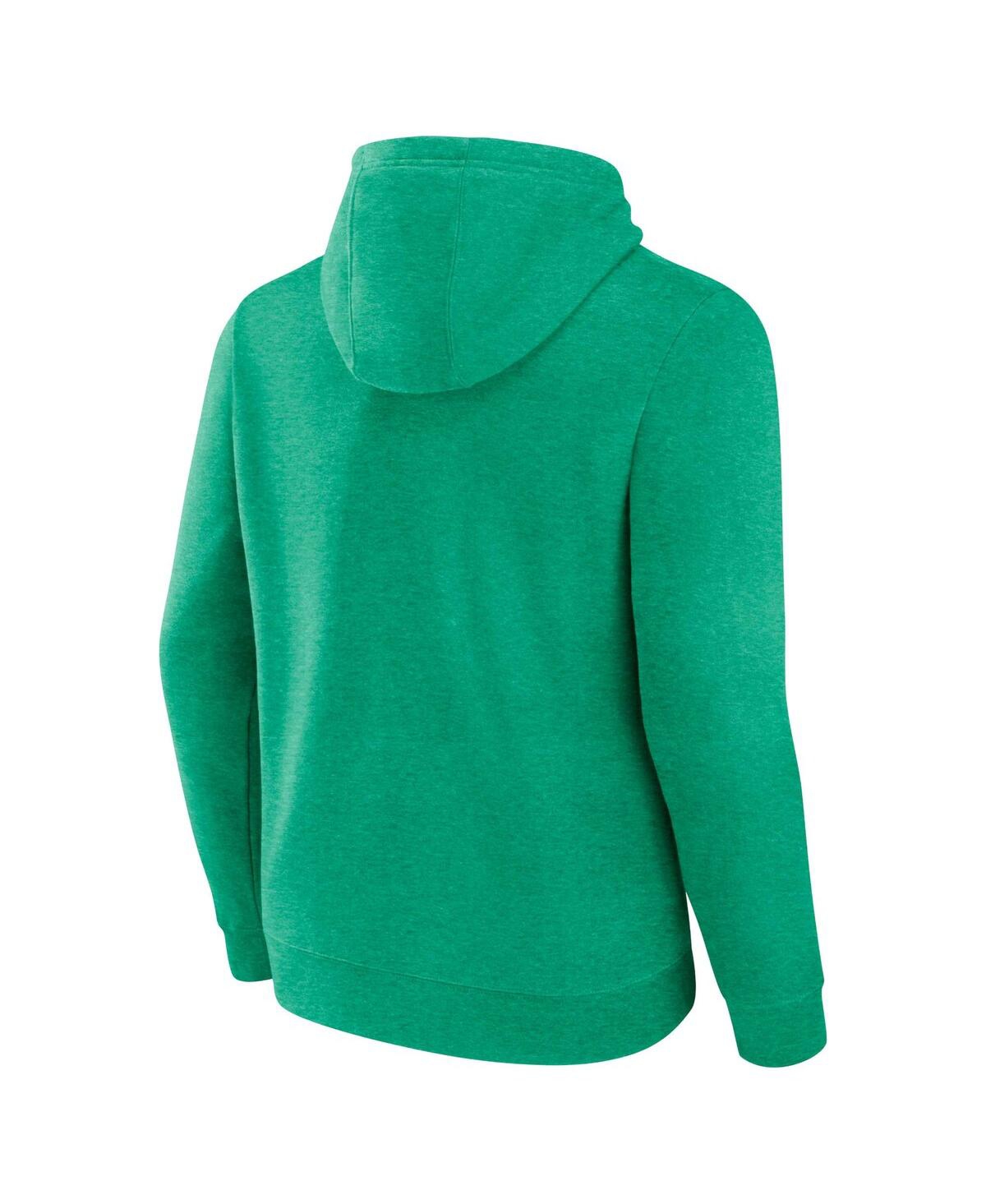 Men's FanaticsDistressed Philadelphia Eagles Gridiron Classics Go Birds Vintage-Like Arch Pullover Hoodie - Kelly Green