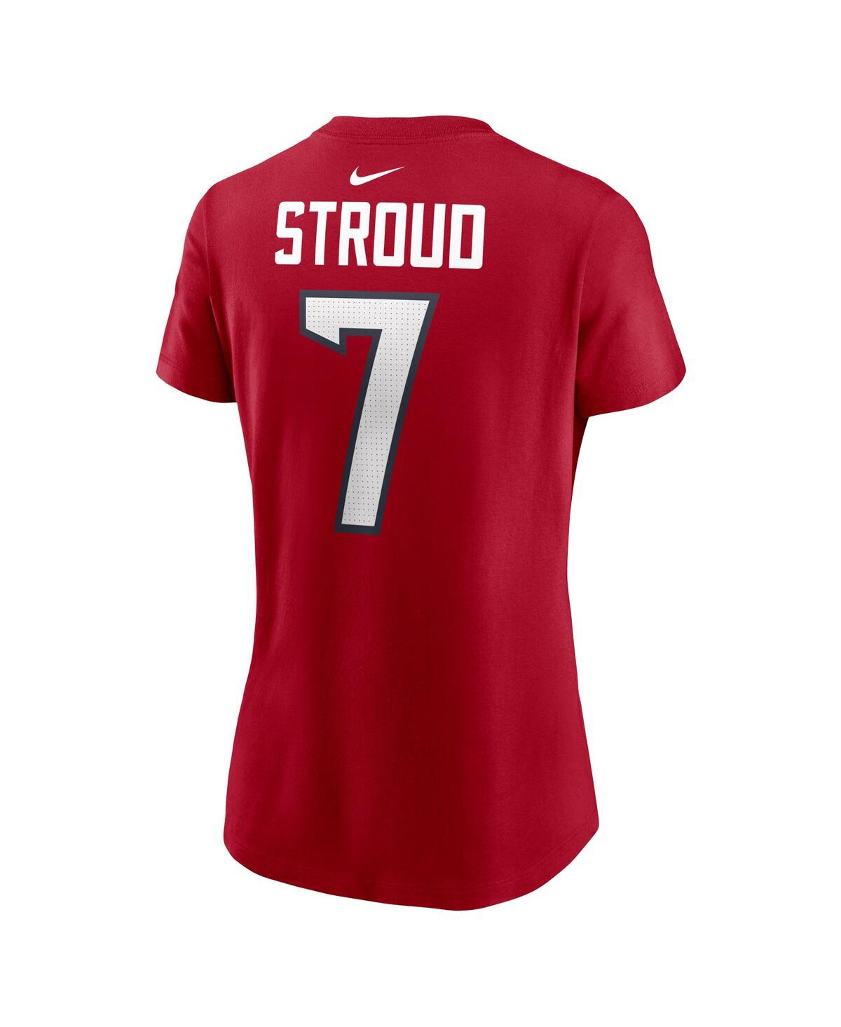 Women's Nike C.j. StroudHouston Texans Player Name and Number T-shirt - Red