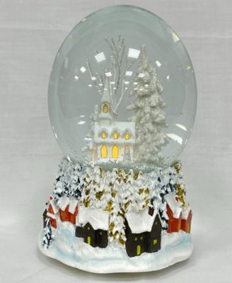 Winterland Church Snow Globe