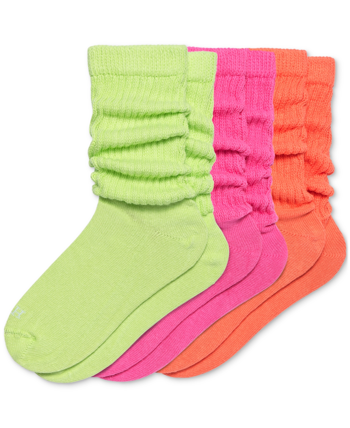 Shop Hue Women's 3-pk. Slouch Socks In Neon Pack