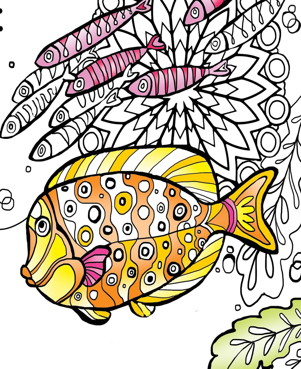 Art Maker Ocean Tranquility Mindwaves Coloring Kit