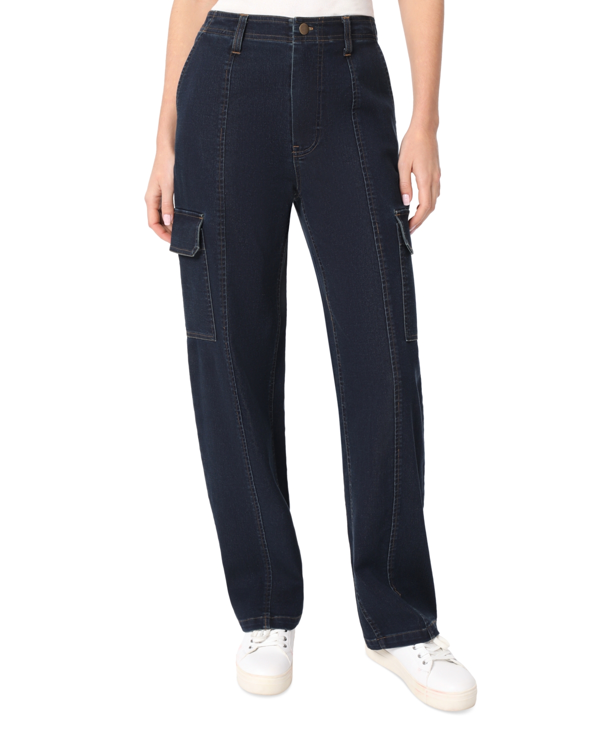 Women's City Seam-Front Cargo Jeans - Westpoint Wash