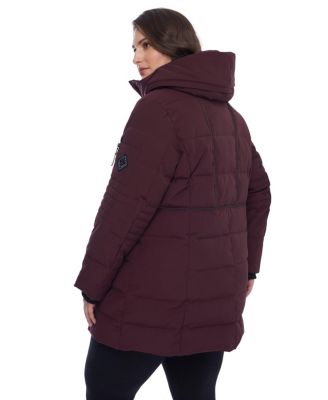 Plus Size Kootney Mid-Length Parka Coat