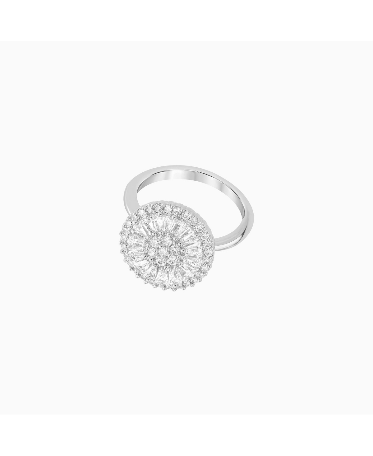 Elise Statement Cocktail Ring - Silver