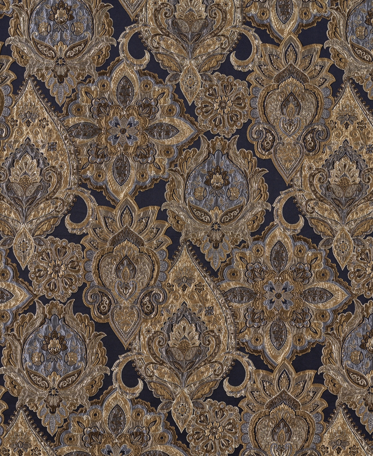 J Queen New York Amara Window Panel Pair, 50" X 84" In Indigo