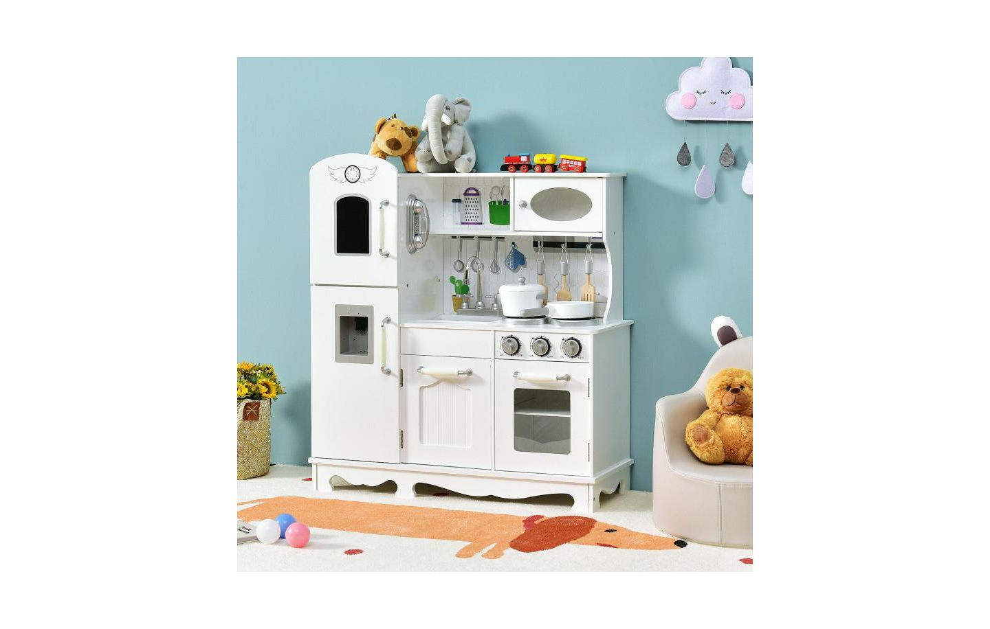 Детская игрушка Slickblue Water Dispenser with Lights and Sound Play Kitchen, от 3 лет, цвет: Белый — фото 2