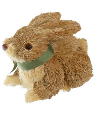7" Sisal Rabbit Easter Figure