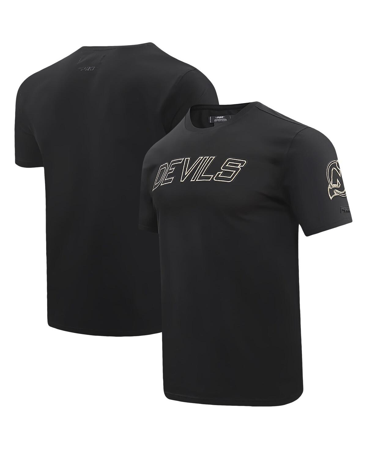 Men's Pro Standard Black New Jersey Devils Wordmark T-shirt - Black