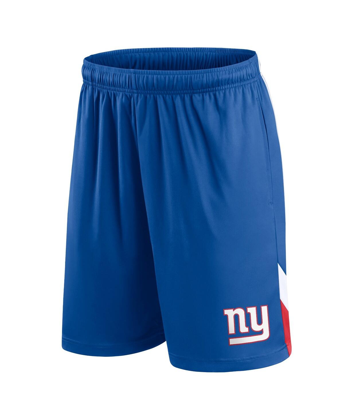 Shop Fanatics Men's  Royal New York Giants Big And Tall Interlock Shorts