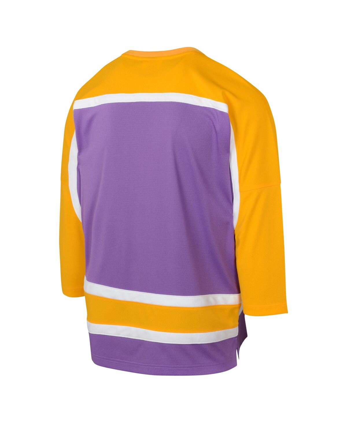 Big Boys Mitchell & NessLos Angeles Kings 1980 Blue Line Player Jersey - Purple