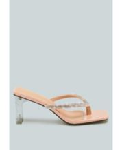 Macys store clear heels