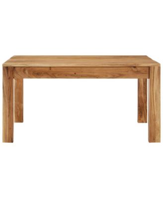 Coffee Table 31.5"x31.5"x15.7" Solid Acacia Wood