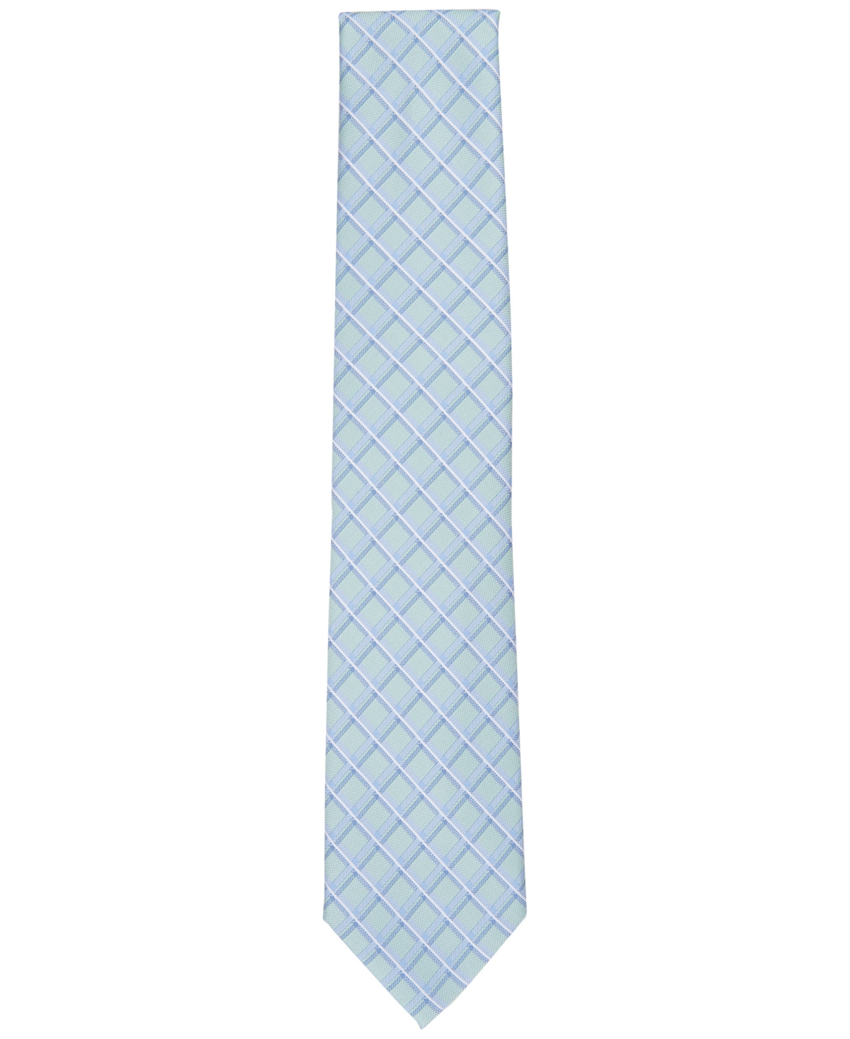Shop Michael Kors Men's Helder Check Tie In Green
