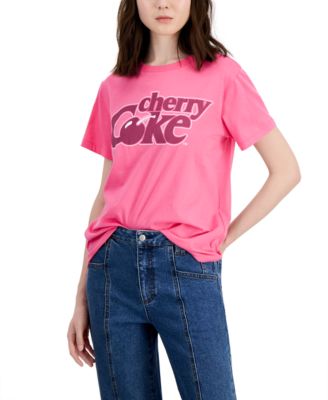 Grayson Threads, The Label - Juniors' Cotton Cherry Coke Crewneck Tee
