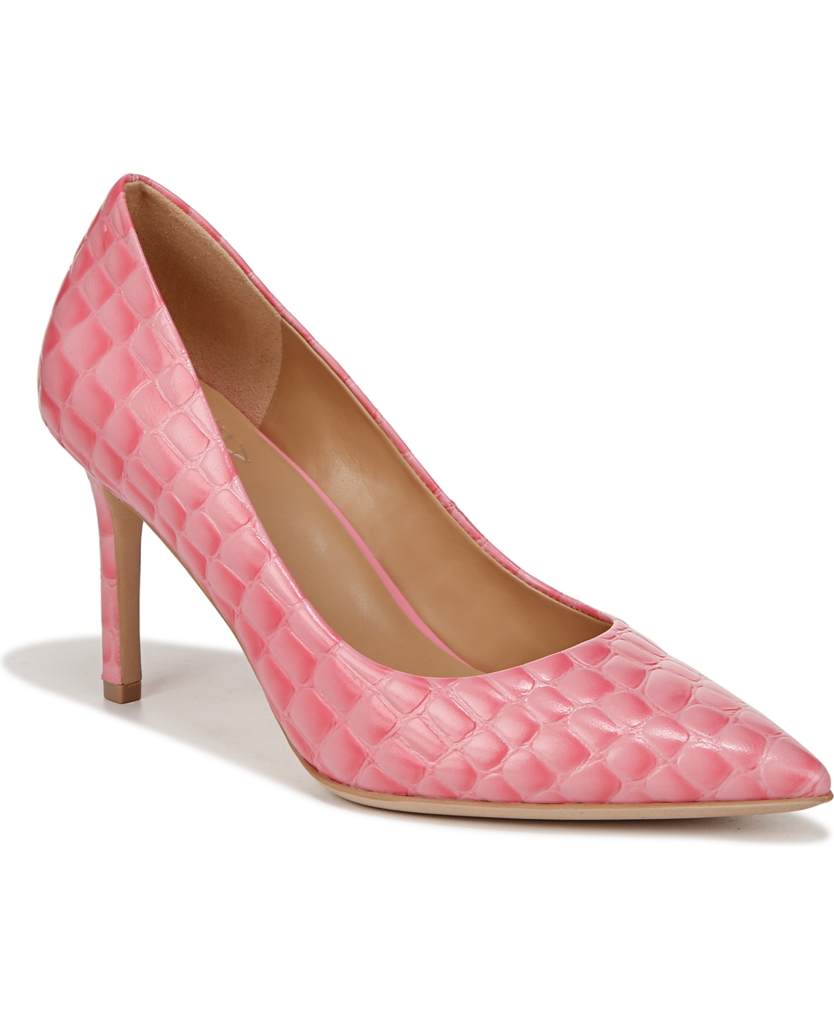 Naturalizer Anna Pumps In Flamingo Flamingo Pink Leather