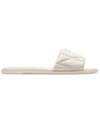 【COACH】Holly Quilted Puffy C Slide Flat Leather Sandals COACH Holly Quilted Puffy C Slide Flat Leather Sandals - Macy's