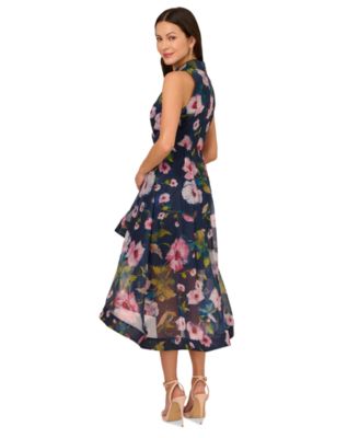 open lace back dress KEYHOLE MIDI  Maggy London