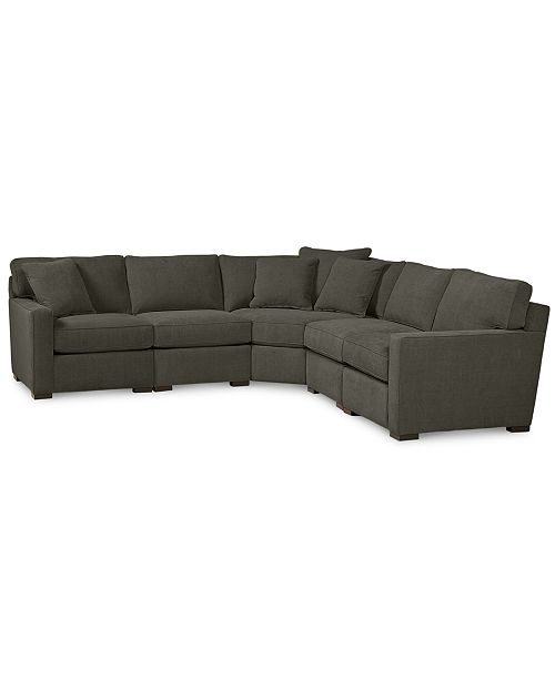 Furniture Radley Fabric 5-Piece Sectional Sofa, Created for Macy&#39;s & Reviews - Furniture - Macy&#39;s