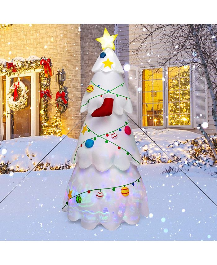 Costway 8FT Inflatable Christmas Tree Blow up Holiday Decoration with