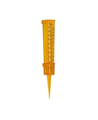 2-Piece Sprinkler and Rain Gauge, Yellow