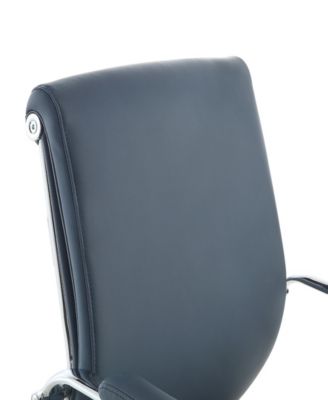 Office Star 41.25" Fabric, Chrome Mid Back Manager's Office Chair