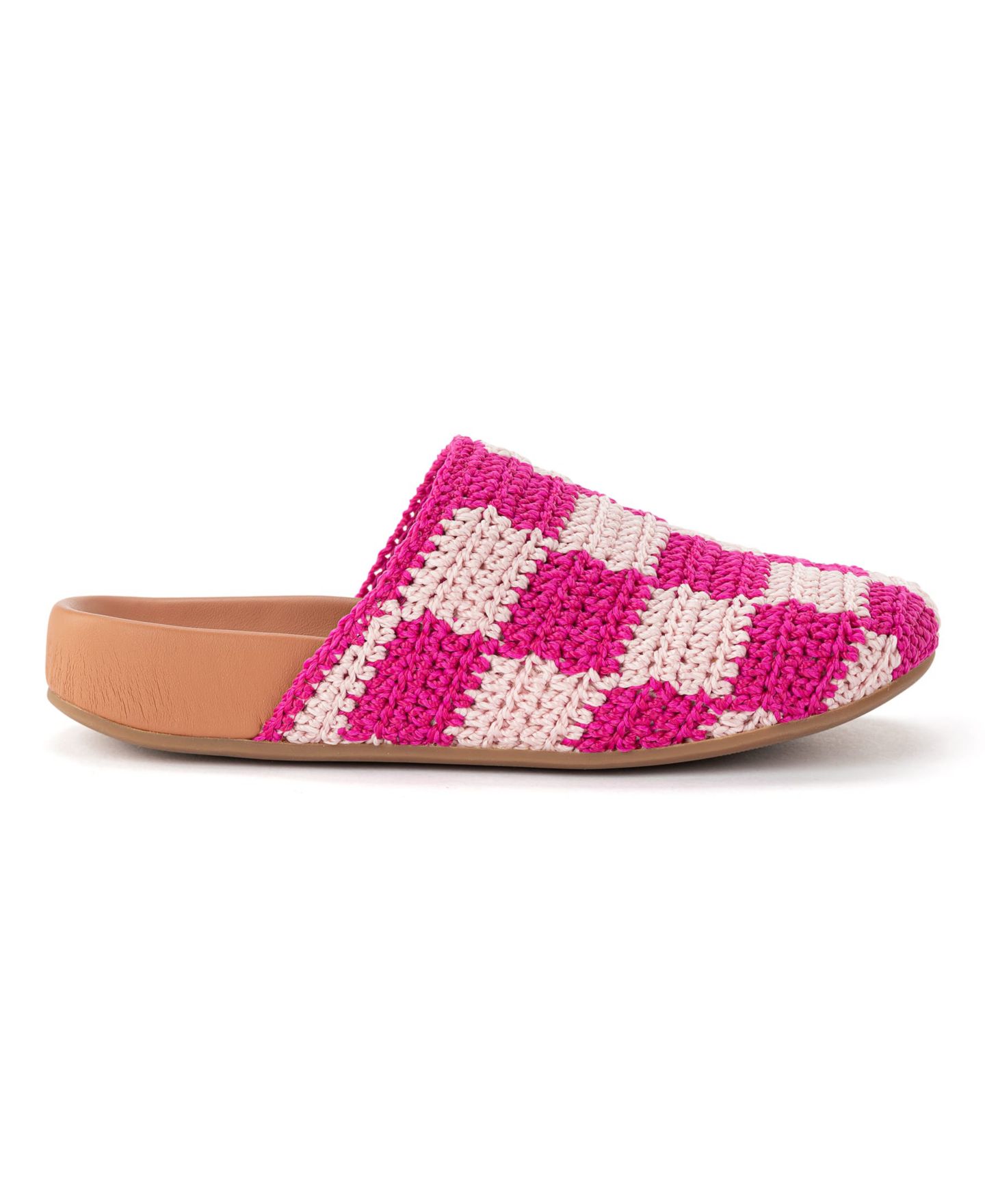Сабо The Sak Child Bolinas Crochet Clog для девочек, цвет: Розовый клетчатый — фото 3