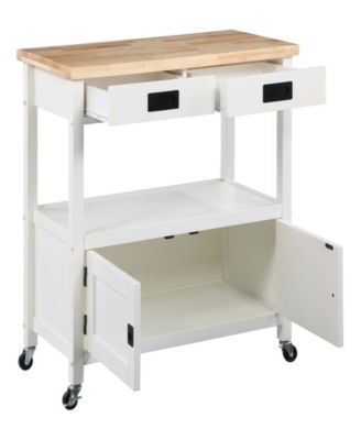 Office Star 35.25 Wood Radford Kitchen Cart