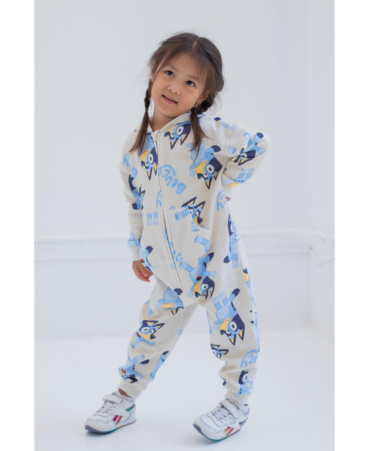 Bluey Fleece Zip Up Coverall