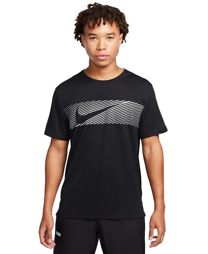 Nike Men's Miller Flash Dri-FIT UV Running T-Shirt - Macy's