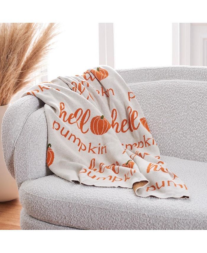 Safavieh Pumpkin Throw Blanket Macy's