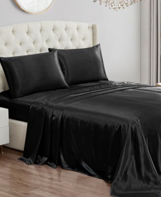3 Piece Satin Sheet Set, Twin XL